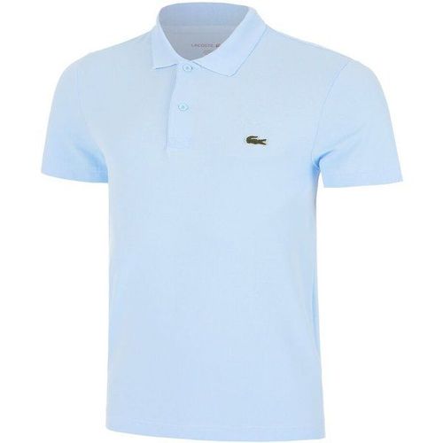 Regular Fit Blend Knit Polo Hommes - Bleu Clair , Vert