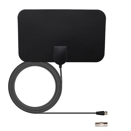 1080P 4K 13ft câble 50 Miles portée TV antenne numérique HD antenne intérieure HDTV 1080P 4K 13ft câble DVB-T2 diffusion de canal Local - Type DVB Black