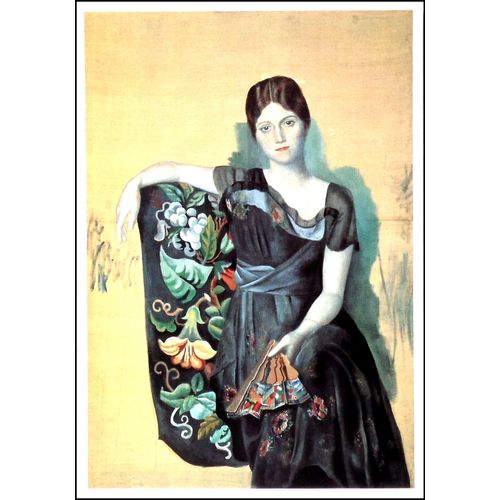 Picasso Pablo Lot 4 Cartes Postales Tableaux Peinture Olga Khokhlova