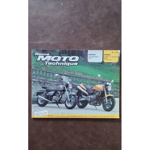 Revue Moto Technique N°114 Suzuki Gz 125 Marauder Honda Cb600 Hornet