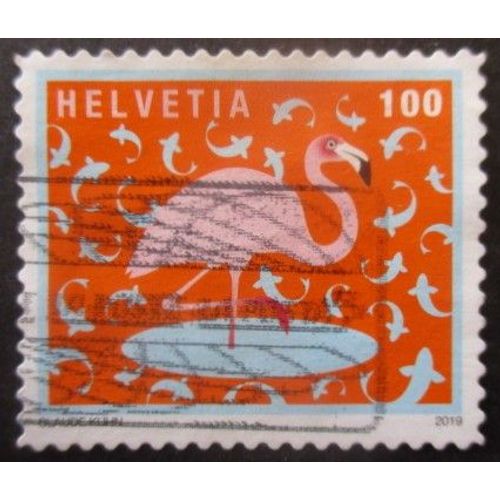 Suisse N°2551 Flamand Rose Oblitéré