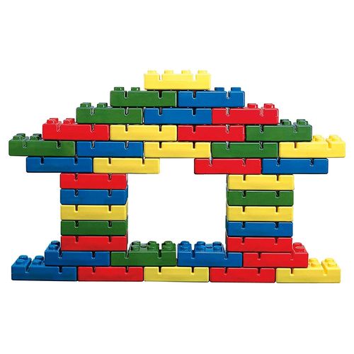 Italveneta Enseignement 019 ? Briques Pour Enfants, Rouge/Jaune/Bleu/Vert