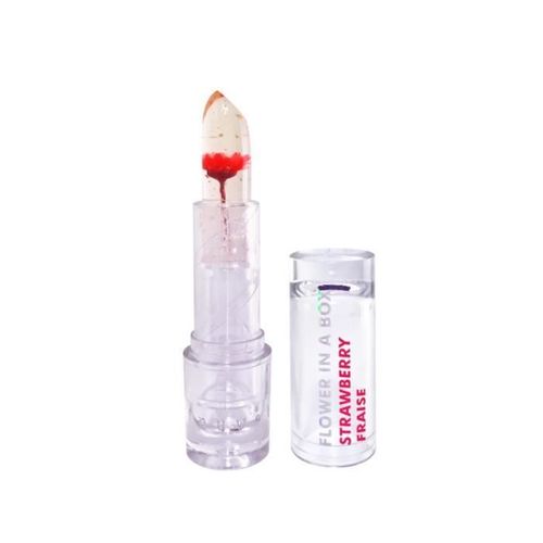 Rouge A Levres Fleurs Parfum Fraise - Inuwet - Baume À Lèvres 