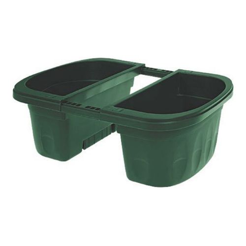1 X DOUBLE BALCON KLUNIA 40 x 19,8 x 18,5 cm - 7 litres vert