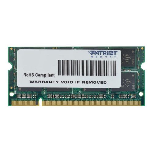 Patriot Signature Line - DDR2 - module - 2 Go - SO DIMM 200 broches - 800 MT/s / PC2-6400 - CL5 - 1.8 V - mémoire sans tampon - non ECC