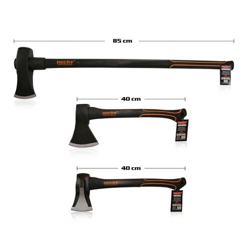Hecht Set avec 3 Haches merlin a fendre couperet Hachette 40 40 85 cm Nr. 2