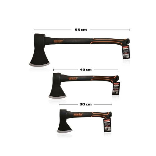 Hecht Set a 3 Haches merlin a fendre Hachette 30 40 55 cm longue Nr 7