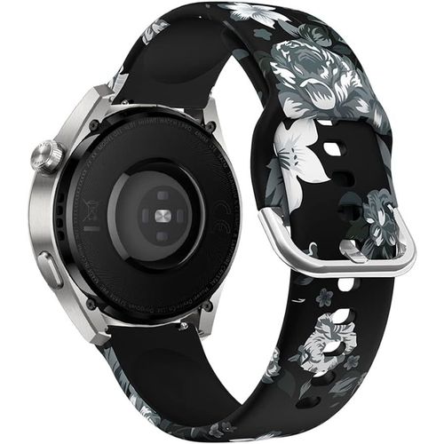 22mm Bracelet Pour Huawei Watch Gt 4 46mm/Watch 4/Watch 4 Pro/Watch Ultimate/Watch Buds/Watch Gt 3 Pro 46mm, Silicone Remplacement Band Pour Huawei Watch Gt 3 46mm/Watch Gt Runner [Dai6281536]