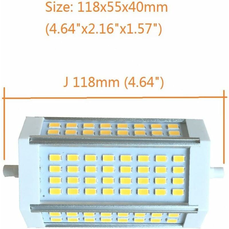 R7s Led J118 118mm Dimmable Ampoule 30w Lumire Chaude 3000k... - 2