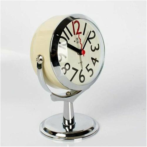 horloge murale horloge de table pour salon décor chambre salle de bains petites horloges de table réveil analogique à piles muet ne coche pas moderne simple horloge à quartz grand-père horloge (couleu