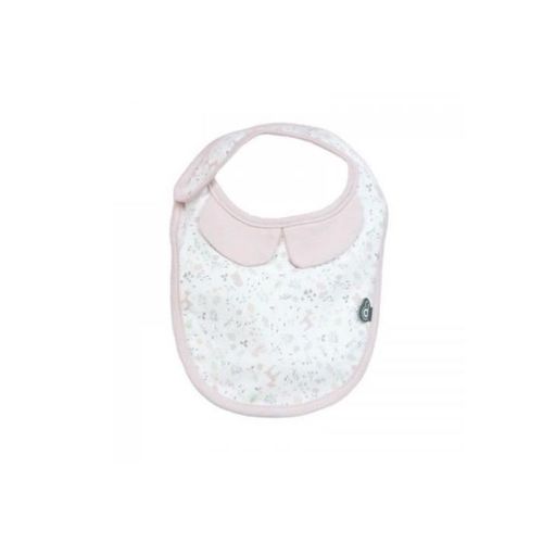 Lilas Lot De 2 Bavoirs Rose/Blanc 0-6 Mois De Domiva