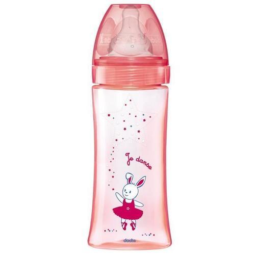 Biberon Initiation+ Anti-Colique Rose Danseuse 330 Ml De Dodie