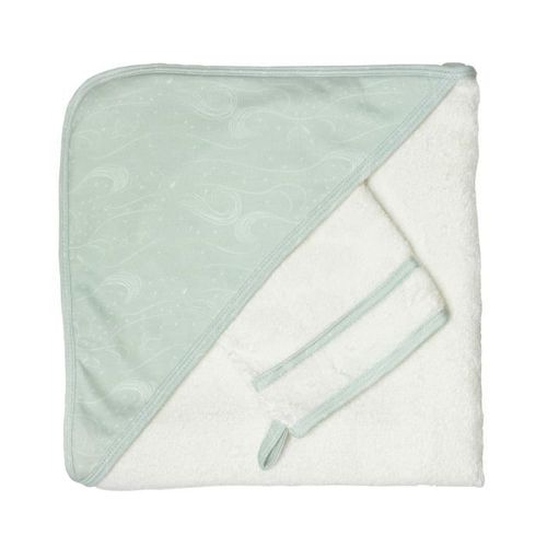 Au Large De Nova Cape De Bain + Gant Vert D'eau De Trois Kilos Sept