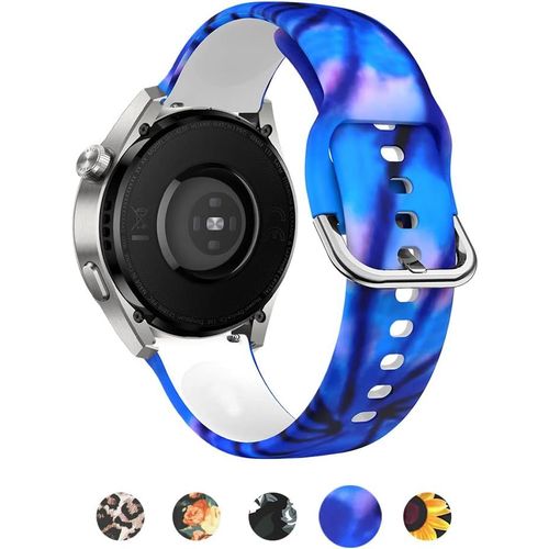 22mm Bracelet Pour Huawei Watch Gt 4 46mm/Watch 4/Watch 4 Pro/Watch Ultimate/Watch Buds/Watch Gt 3 Pro 46mm, Silicone Remplacement Band Pour Huawei Watch Gt 3 46mm/Watch Gt Runner [Dai6281556]
