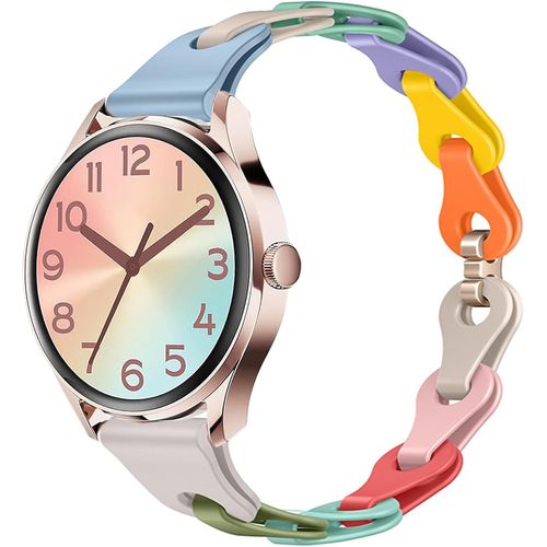 Bracelet Compatible Avec Ice Watch - Ice Smart 2.0 1,2 Pouces Watch,Bracelet De Remplacement Évidé En Silicone Élastique De,Les Montres Intelligentes[Dai6282474]