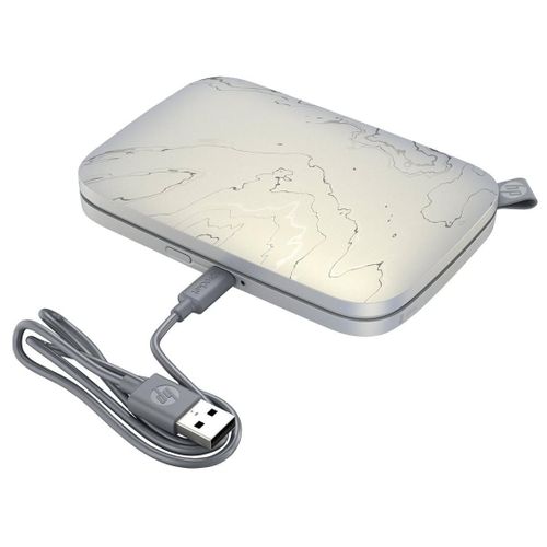 HP Sprocket Select - Imprimante - couleur - zinc - 58 x 86 mm 1.13 ppm (couleur) jusqu'à 1.13 min/page (couleur) - capacité : 10 feuilles - Bluetooth 5.0 - éclipse - avec Papier photo HP ZINK...