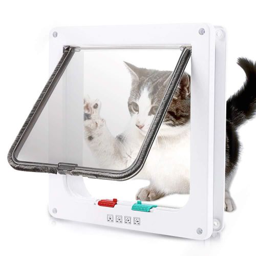 Chatière Intelligente Chat Porte Coleur De Blanche 20 X 19 Cm