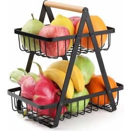 Paniers de fruits de légumes suspendus à 3 niveaux Panier de rangement de  cuisine