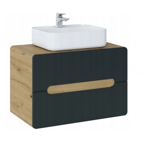 Meuble Vasque Salle De Bain + Lavabo 80x40x53cm Aruba Cosmos 829 Moderne De Haute Qualité