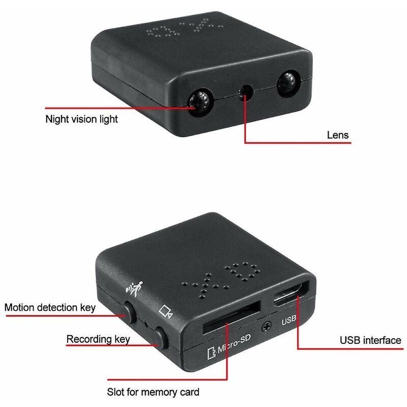 Mini camra de scurit espion cache 1080p camscope HD cam... - 2