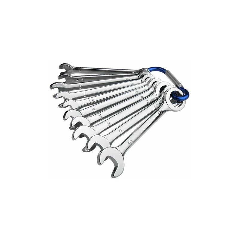 Mini-cls plates, Trousse/jeu de 10 cls mixtes fourche en C...