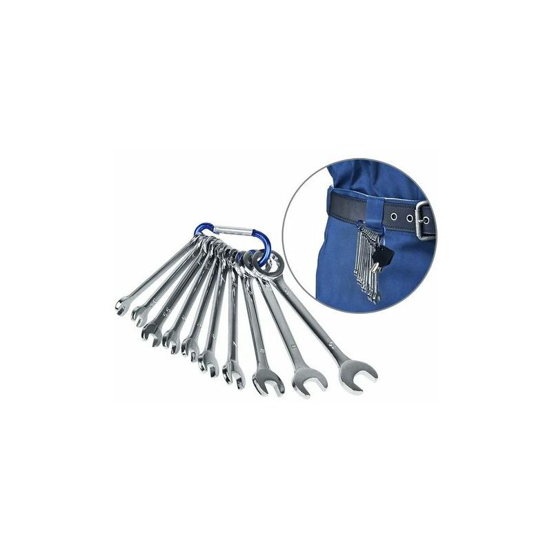 Mini-cls plates, Trousse/jeu de 10 cls mixtes fourche en C... - 3