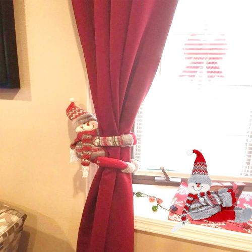 Tie Liaisons De Rideaux Décoratifs Du Père Noël: Cintres De Tissu Festif Pour Décorations Suspendues De Noël, Décoration De Fenêtre De Vacances Amusante Du 3,48 € | DHgate