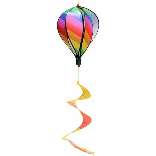 Ruiting Moulin à Vent Montgolfière,Ballon à Air Chaud Girouette Ballon Hot Air Spinner à Vent Ballon à Air Chaud 1 pièce