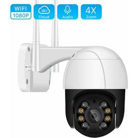 Judas de porte, caméra de surveillance intelligente WIFI HD, vision 160°  bidirectionnelle, protocole ONVIF - Noir + Micro SD 64go