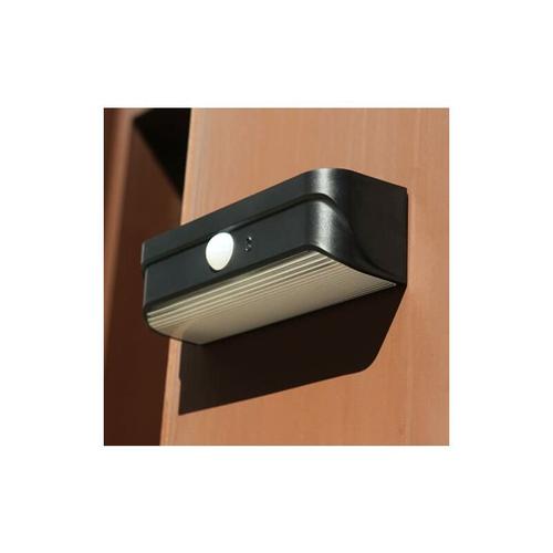 Lampes Solaires D'extérieur À Led Intelligentes Avec Capteur Inductif Pour Extérieur, Jardin, Cour Et Camping Grand Angle De 120 °, Lampe De Poche De Sécurité Sans Fil Ip65 Étanche (Noir) [Classe Éner