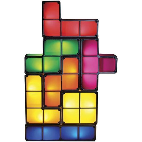 Lampe Tetris Lampe De Table Led Empilable Lumière D'ambiance Rétro Lampe Tetris Blocs De Construction(Couleur Aléatoire)