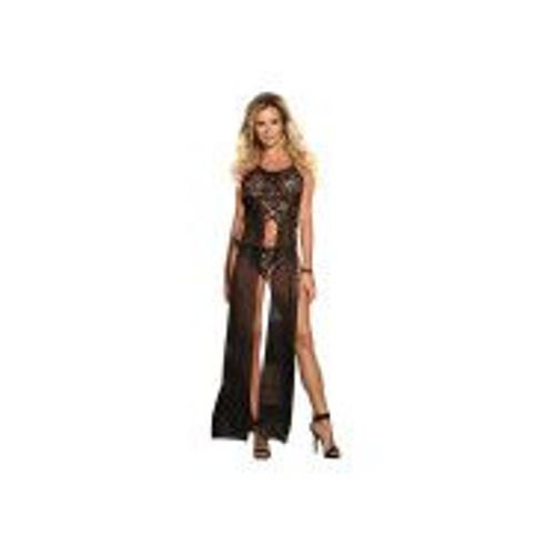 Subblime Robees - Ensemble Robe Et String Noir L / Xl