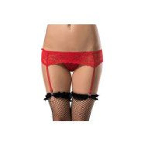 Queen Lingerie String Et Porte-Jarretelles Motifs Floraux L/Xl