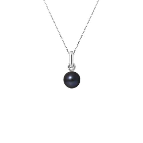 Perlinea - Collier - Perle De Culture D'eau Douce - Diamètre 6-7 Mm Blanc - Bijoux Femme - Argent 925 Millièmes