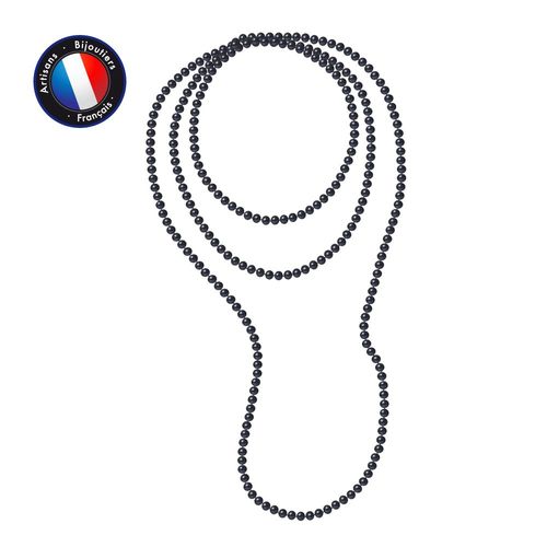 Perlinea - Sautoir - Perle De Culture D'eau Douce - Barroque 6-7 Mm Blanc - Bijoux Femme