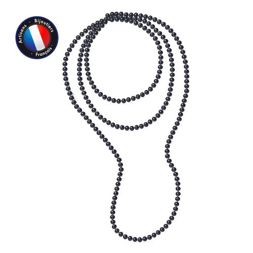 Perlinea - Sautoir - Perle De Culture D'eau Douce - Barroque 7-8 Mm Blanc - Bijoux Femme