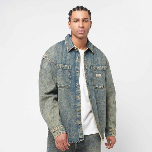 Dickies Houston Longsleeve Shirt Homme Chemisettes Bleu Taille L Vêtements
