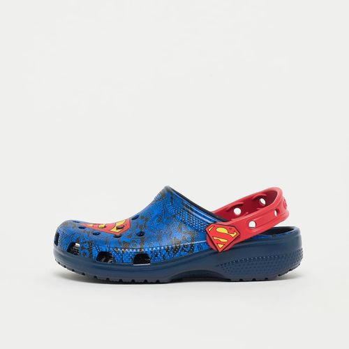 Chaussures Crocs Superman Classic Clog K Unisex Claquettes Sandales Bleu