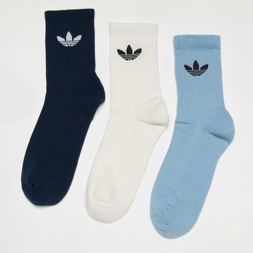 Adidas Originals 3 Pack - Trefoil Cushion Crew Socken Unisex Chaussettes Multicolore Taille 43-45 Vêtements