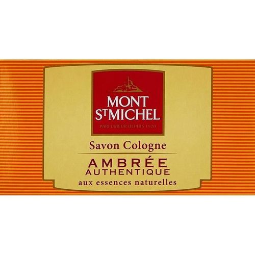 Mont St Michel - Savon Cologne Solide - Ambrée Authentique - 125 G- Lot De 8 