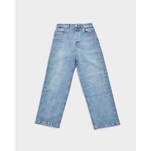Jeans Wide Sand Stone Azzurro