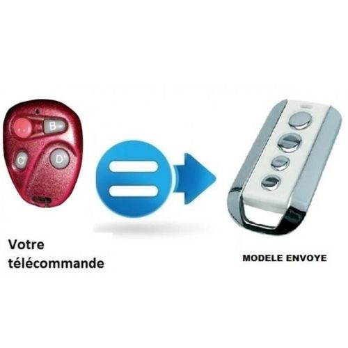 telecommande pour portail pour remplacer avidsen 104250 rouge