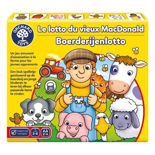 Les Jeux Prescolaires - Tomy Games Le Loto Du Vieux Macdonald