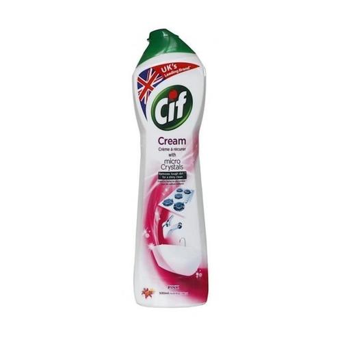 CIF - Crème à récurer PINK with micro crystals - 500 ml