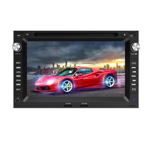 Awesafe Autoradio Pour Volkswagen Vw Passat B5 Golf Polo Mk4 T5, Etc. Avec 7 Pouces Écran Tactile/Gps/Bluetooth/Cd Dvd/Usb/Sd