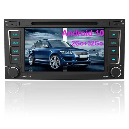 Awesafe Autoradio Pour Vw Touareg Transporter T5 Multivan(2004-2009),Android 10[2go+32go]7" Écran Tactilehd Gps Bluetooth Cd Fm Wifi