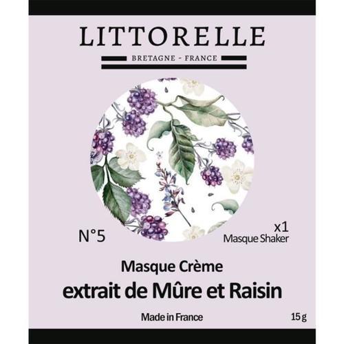 Masque Shaker Crème Aux Extraits De Mûre Et Raisin Made In France Anti Oxydant Et Anti Âge Illumine Et Unifie Le Teint 