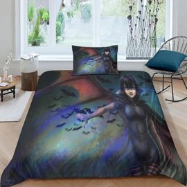 Housse De Couette Hôtel Transylvanie 3d Exquis Dessin Anime Anime Impression Numérique Ensemble De Literie Couette Lit Jeunesse Decoration De La Maison Garcon S Cadeau