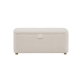 Banc bout de lit cannage, Scillia La Redoute Interieurs en gris