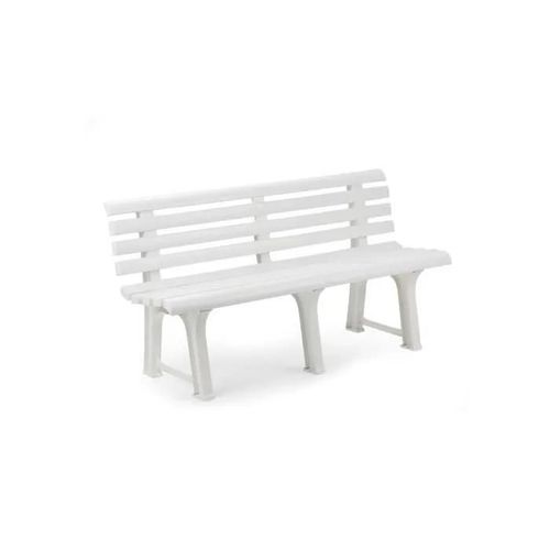 Generique - Banc De Jardin Couleur: Blanc 145x49x74cm Modèle: Orchidea Ipae Progarden